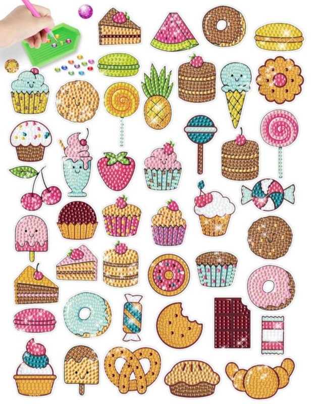 Diamond painting stickers