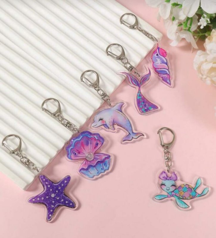 Keychains 6 Pcs