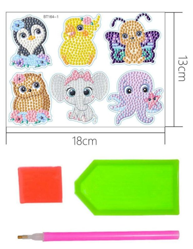 Diamond painting stickers