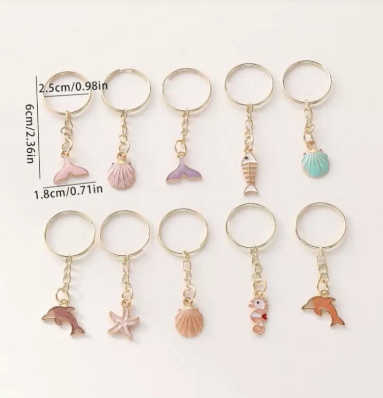 Keychains 5 Pcs