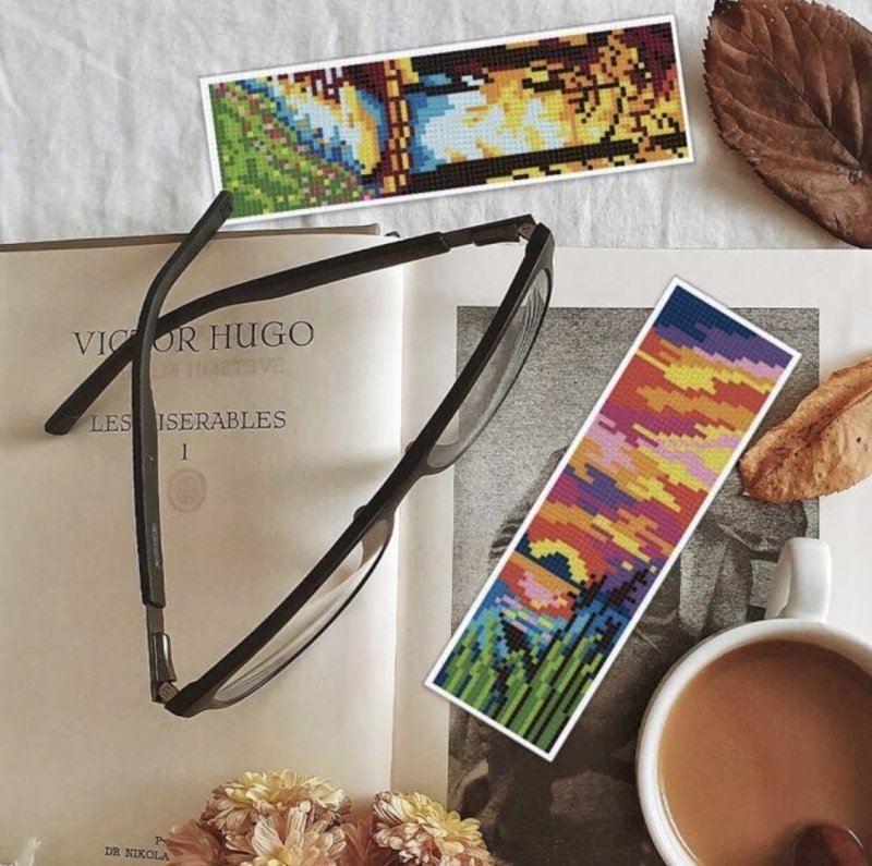 Cross stitch bookmarks
