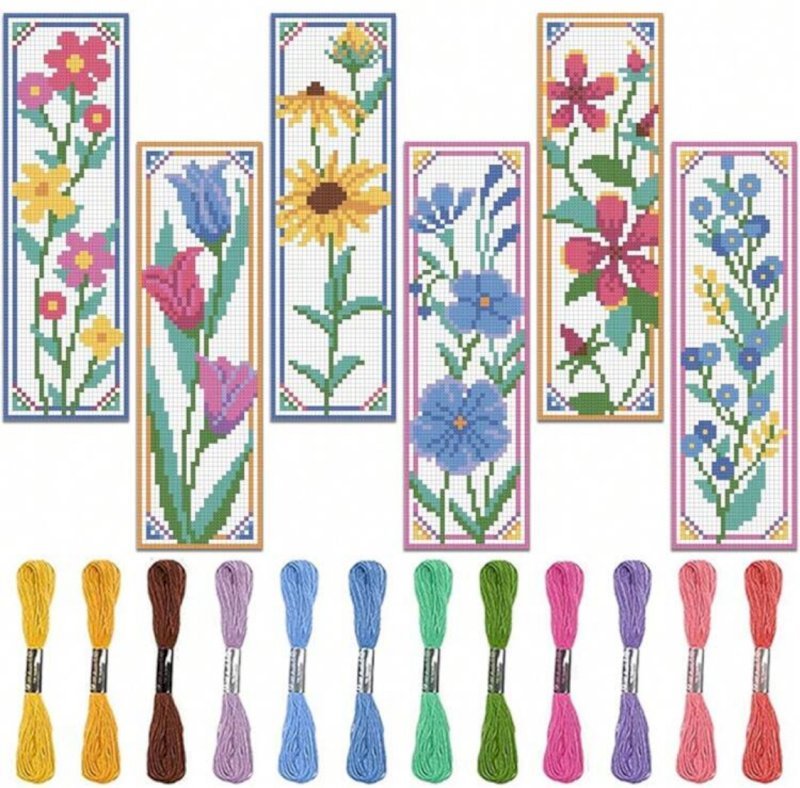 Cross stitch bookmarks