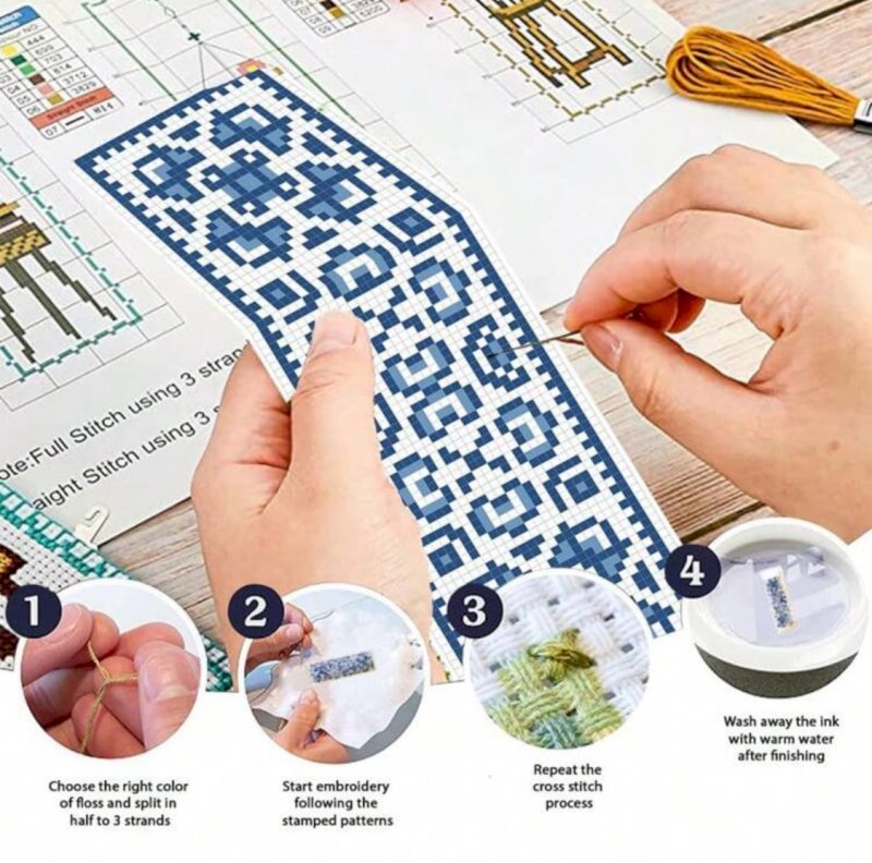 Cross stitch bookmarks
