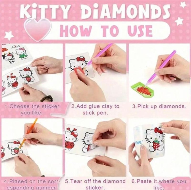 Diamond painting stickers