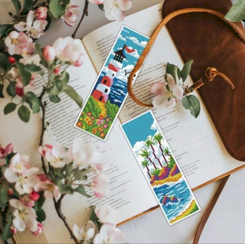 Cross stitch bookmarks