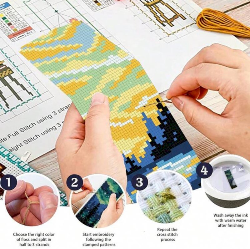 Cross stitch bookmarks