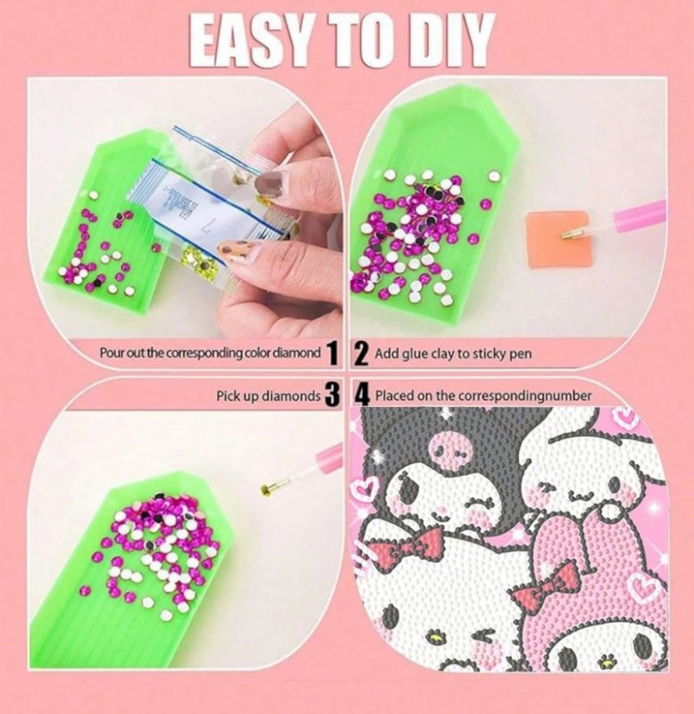 Kids diamond painting with frame