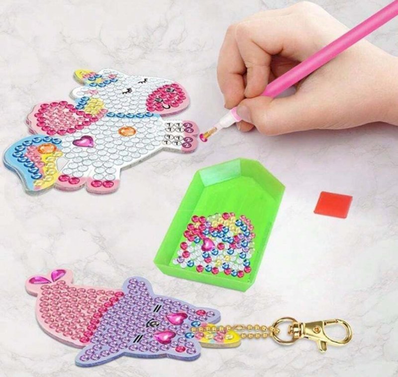 Diamond painting keychains