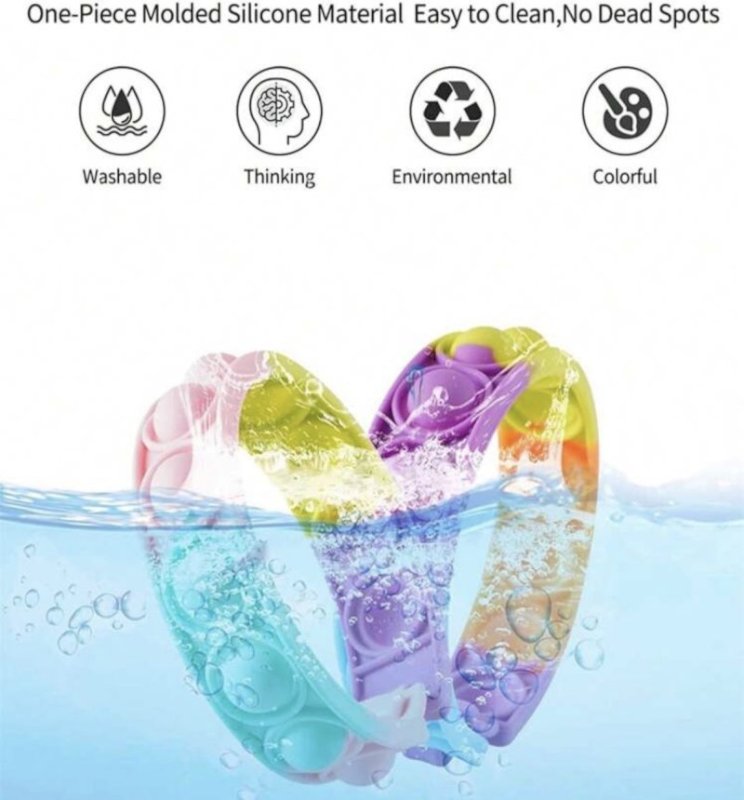 Pop it bracelets 10 Pcs