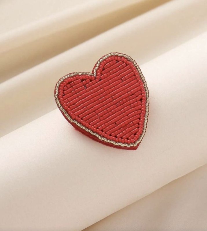 Heart pin