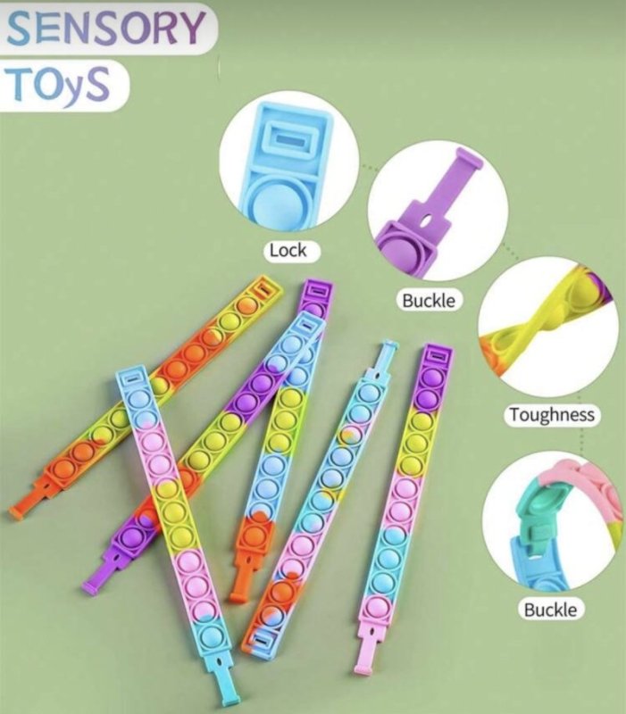 Pop it bracelets 10 Pcs