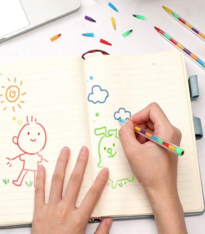 Crayon coloring pen