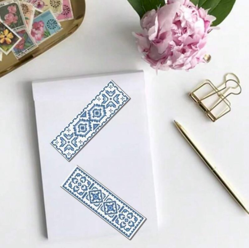 Cross stitch bookmarks