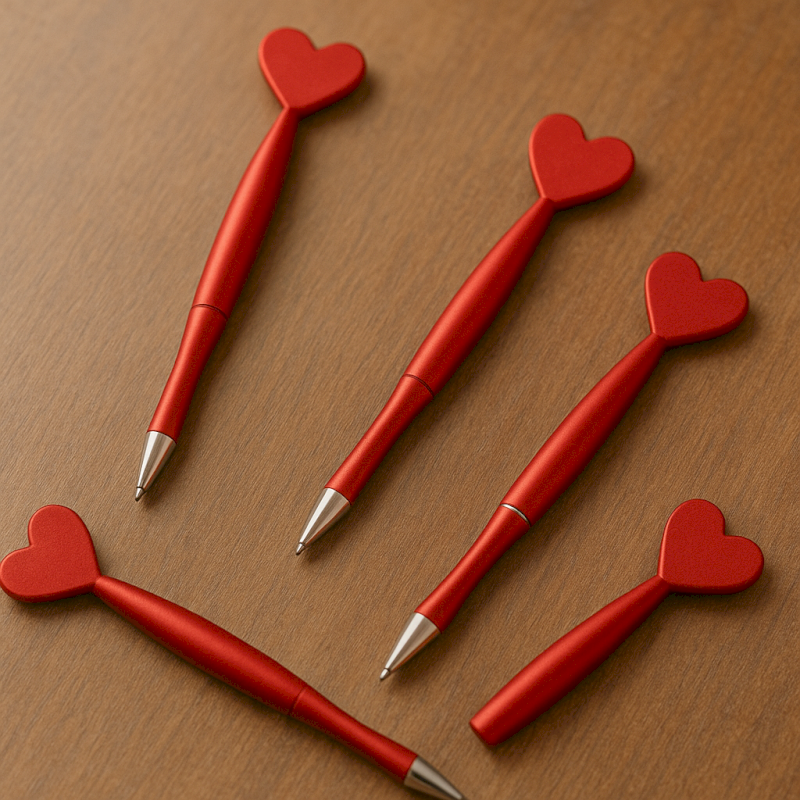 Heart pens 6 Pcs