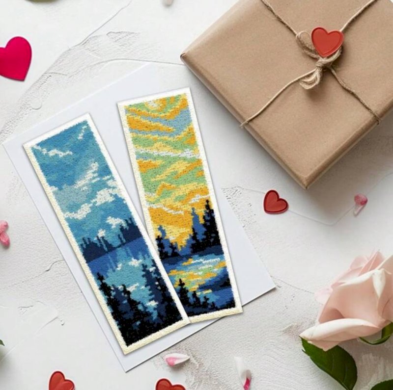 Cross stitch bookmarks