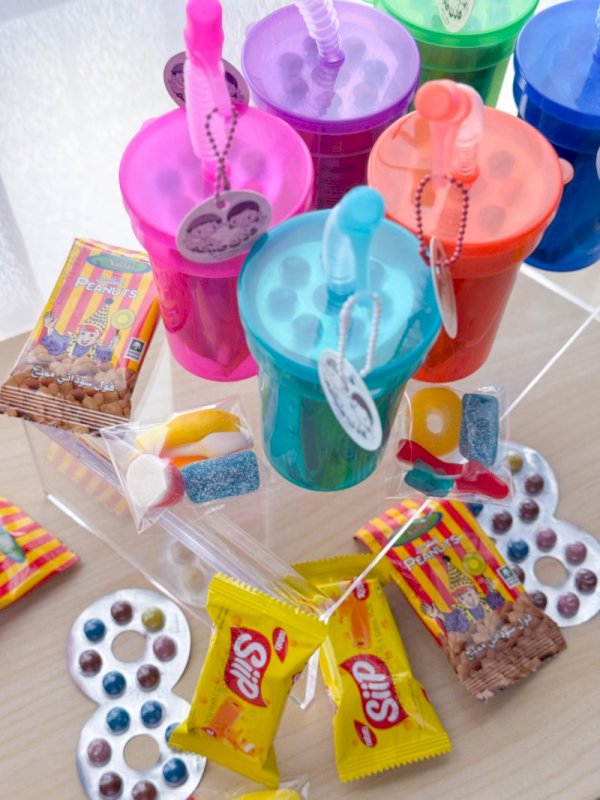 قرقاعون ١٠ اكواب مع تعبئة