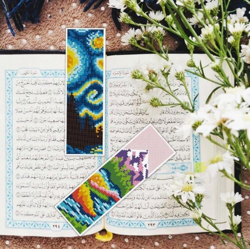 Cross stitch bookmarks