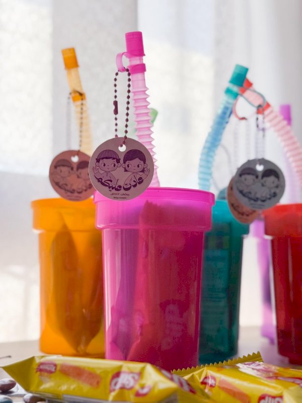 قرقاعون ١٠ اكواب مع تعبئة