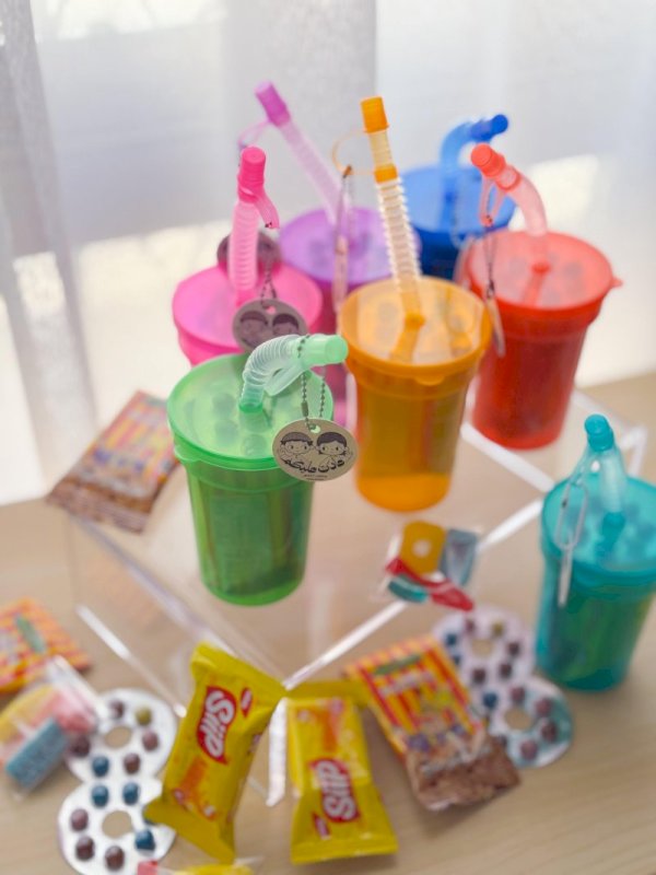 قرقاعون ١٠ اكواب مع تعبئة