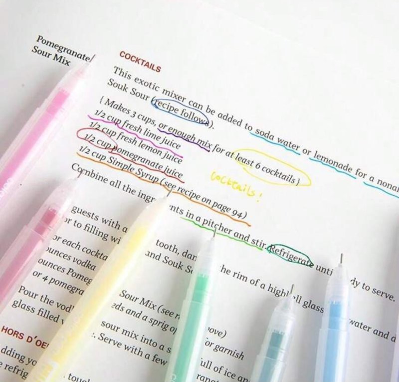 Multicolor pen set