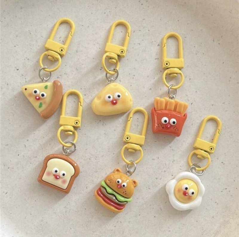 Keychains set - 6 Pcs