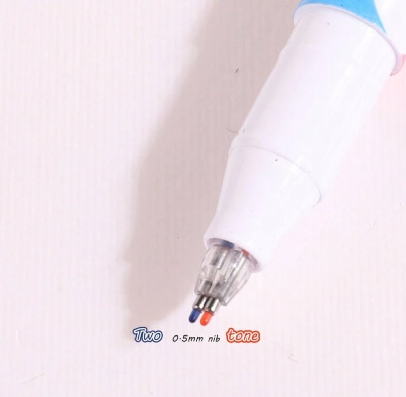 6 double headed pens