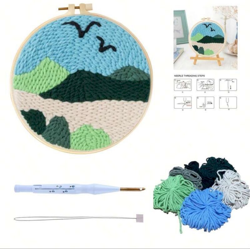 Poke embroidery set