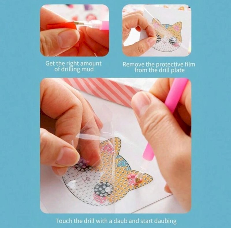 Diamond painting stickers