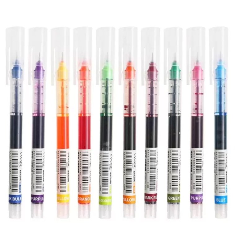 10 multicolor pen set