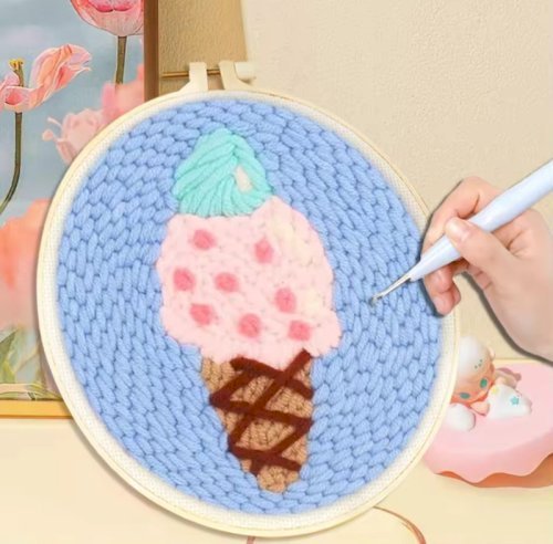 Poke embroidery set