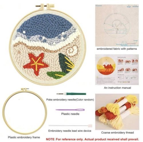 Poke embroidery set