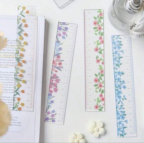 Floral ruler