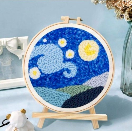 Poke embroidery set