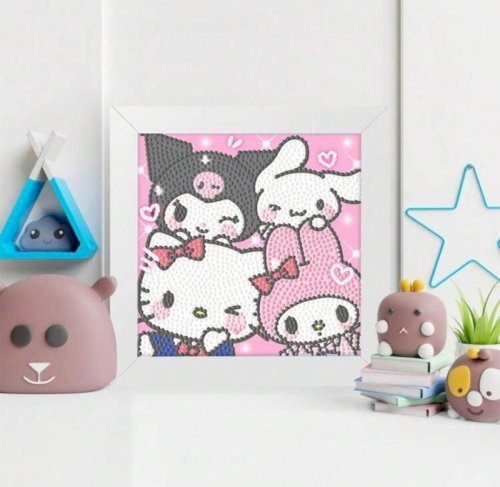 Kids diamond painting with frame