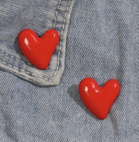 Heart pin