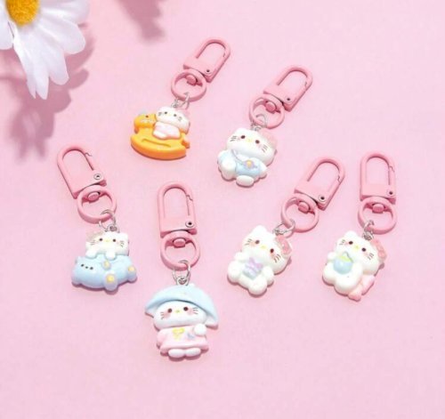 Keychains 6 Pcs