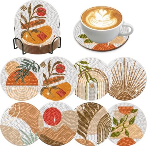 Diamond coaster set