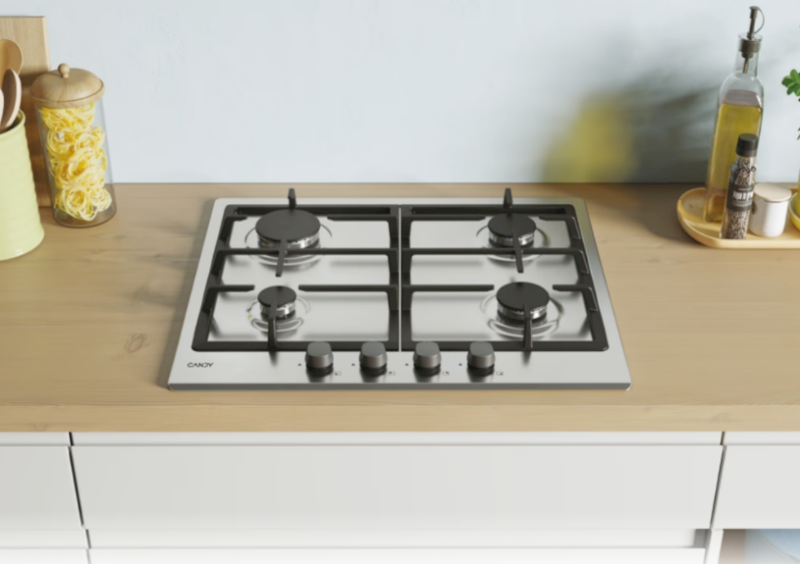 Candy Built-In Gas Hob CHG6BRXLPG 60cm Steel
