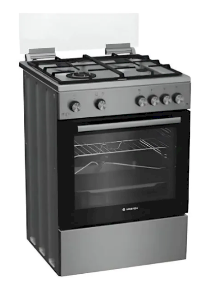 Ariston 4 Burner Gas Cooker 60cm Inox / ARR6GGG23125XME