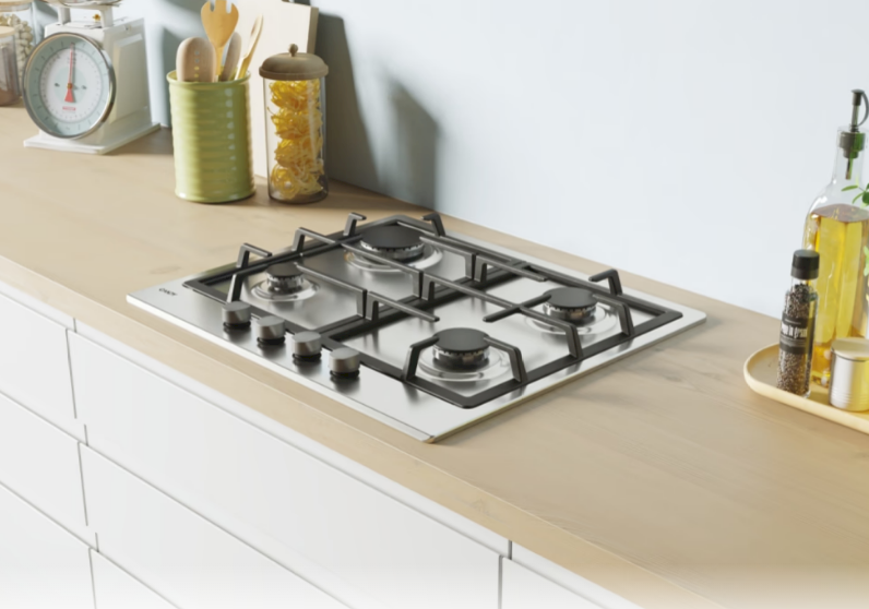 Candy Built-In Gas Hob CHG6BRXLPG 60cm Steel
