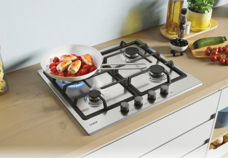 Candy Built-In Gas Hob CHG6BRXLPG 60cm Steel