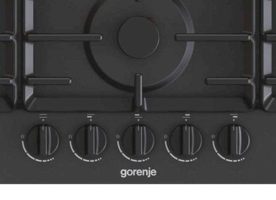 Gorenje Built-in Gas Hob GW951MB 90cm Black