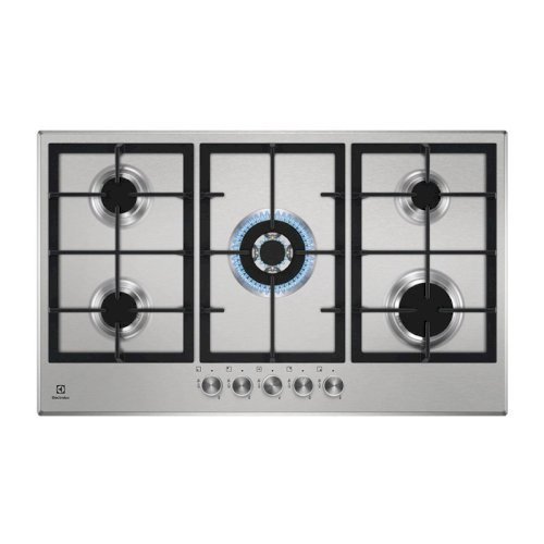 Electrolux BI Hob 5Gas 90Cm Steel KGS9536X
