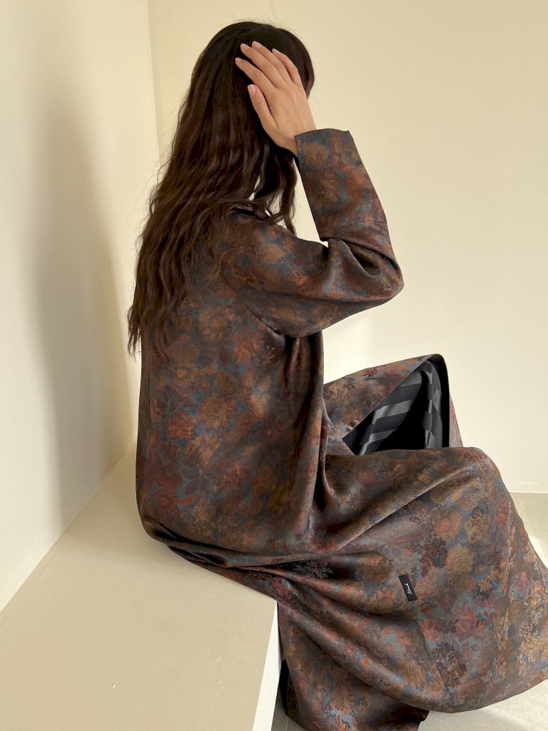 Autumn Bronze Garden cloak