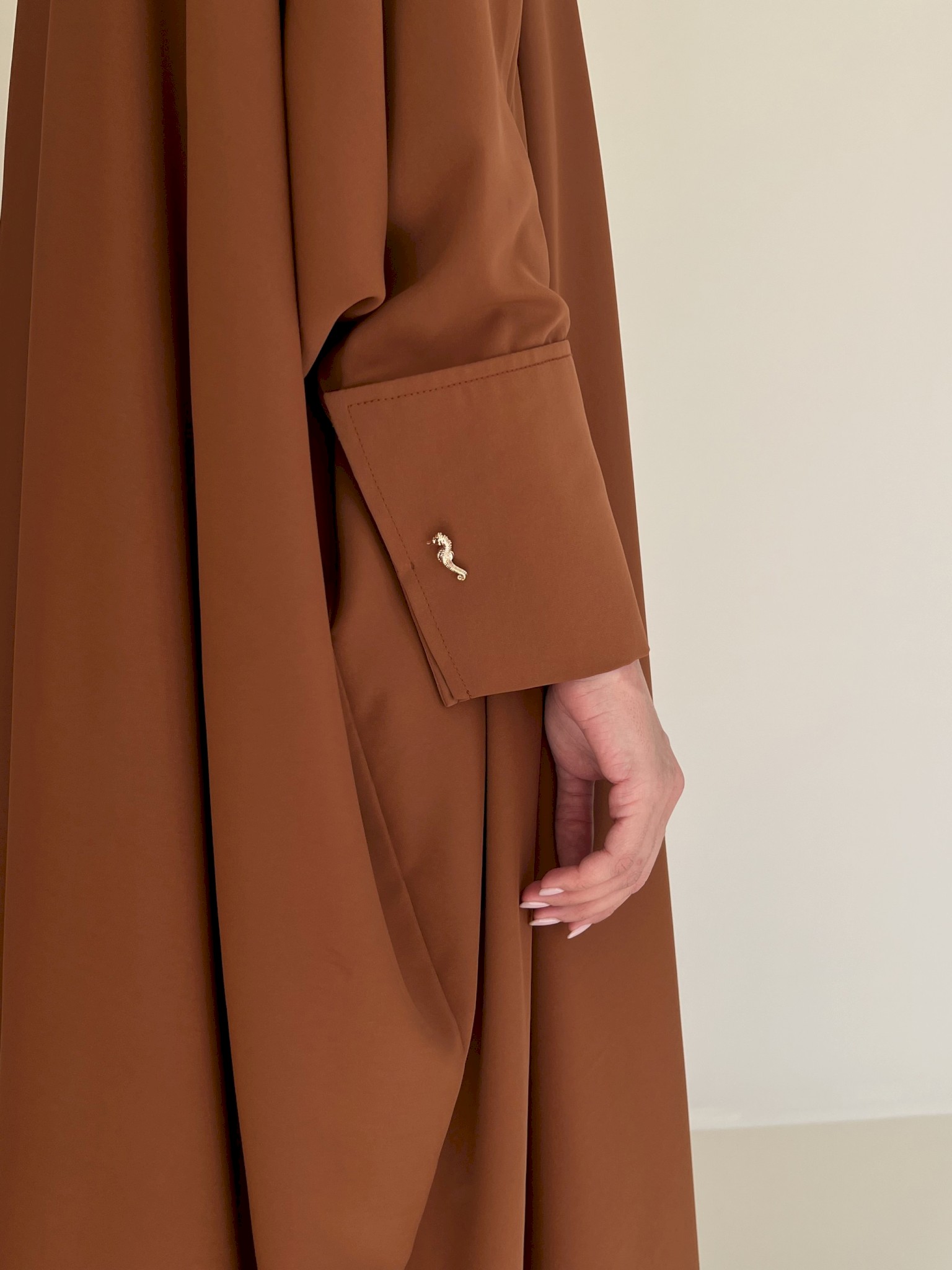 Burnt Orange Coastal Charms Cloak