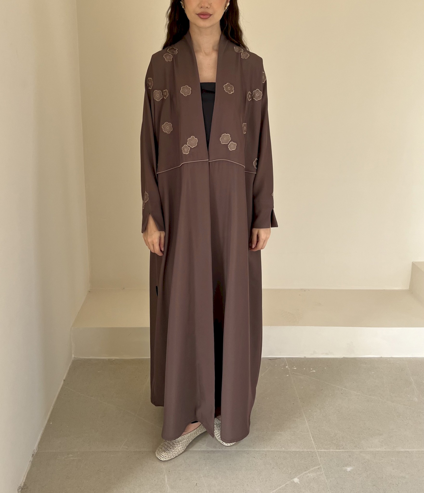 Olive-brown sakura cloak