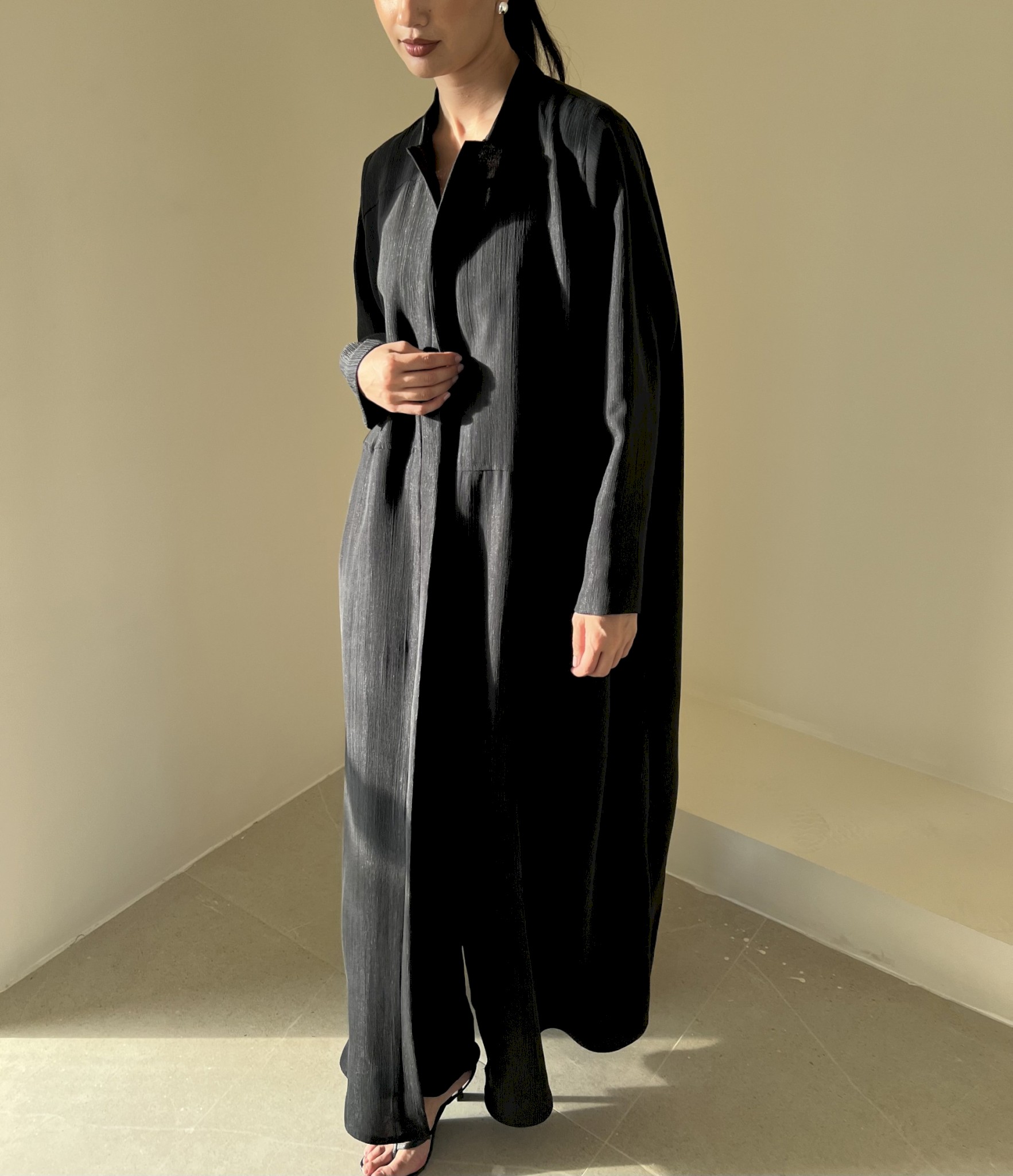 Black line abaya