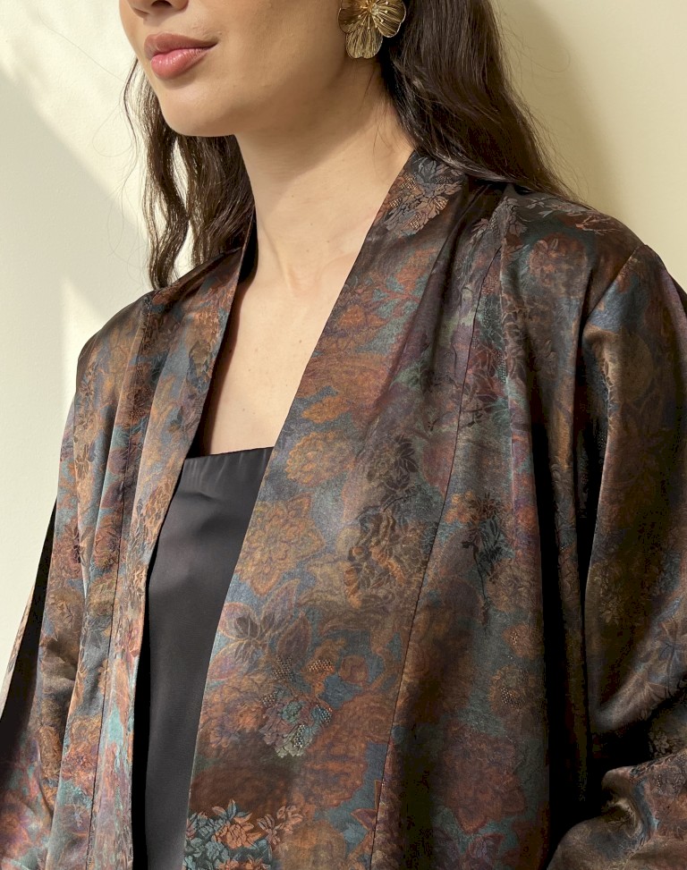 Autumn Bronze Garden cloak