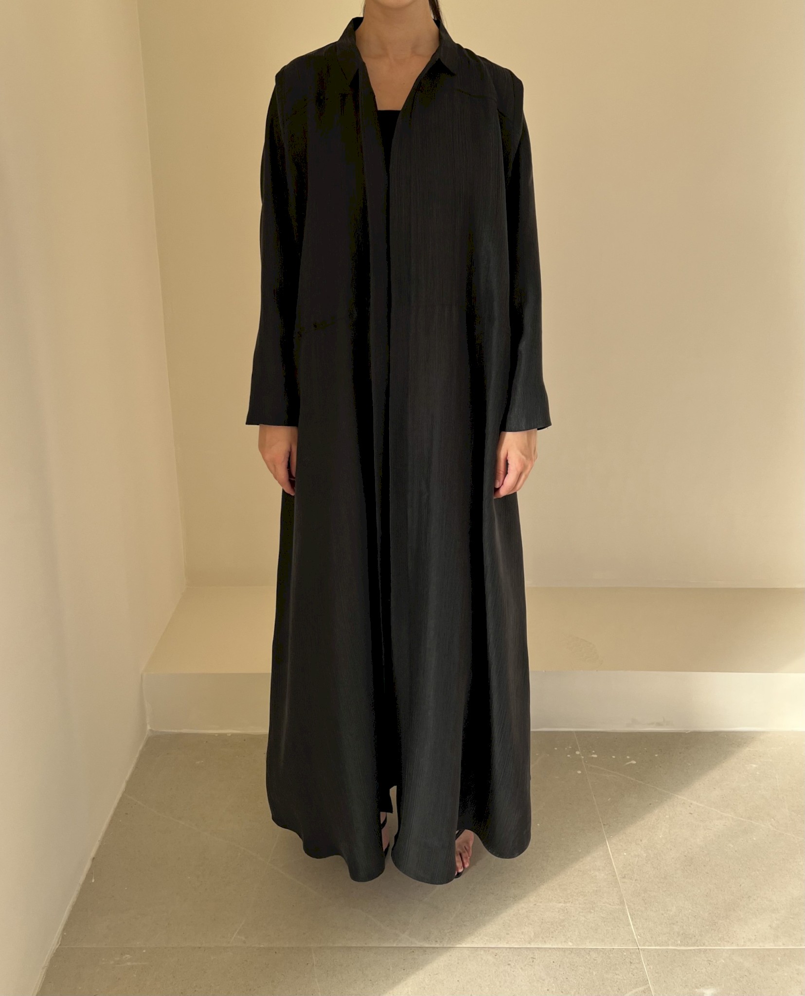 Black line abaya