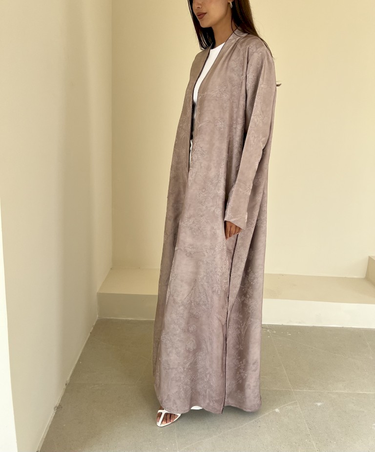 Dusty pink floral cloak